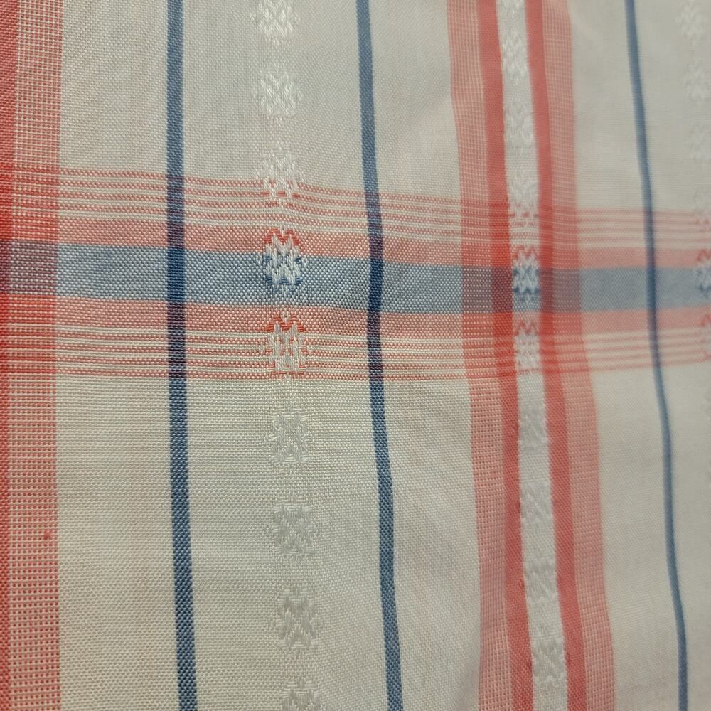 Sanctuary Boyfriend Fit Plaid Button Down Shirt Blue Red Size M Cabincore - Picture 5 of 13